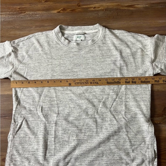 Aerie women’s sweatshirt, crewneck, side splits, oversized, size XS, gray - Picture 4 of 11